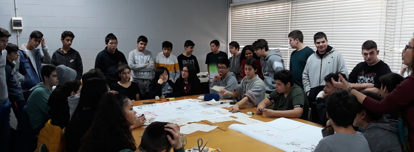 A l’Institut Vázquez Montalban de Sant Adrià de Besòs reflexionem sobre el dret de les persones refugiades i el dret a l’aigua